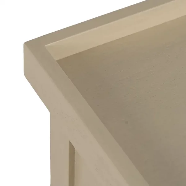 MESITA CREMA DM 43 X 33 X 66 CM - Imagen 4