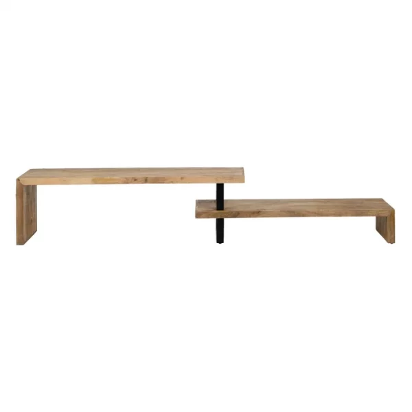 MUEBLE AUXILIAR MARRÓN-NEGRO 265 X 40 X 50 CM - Imagen 3