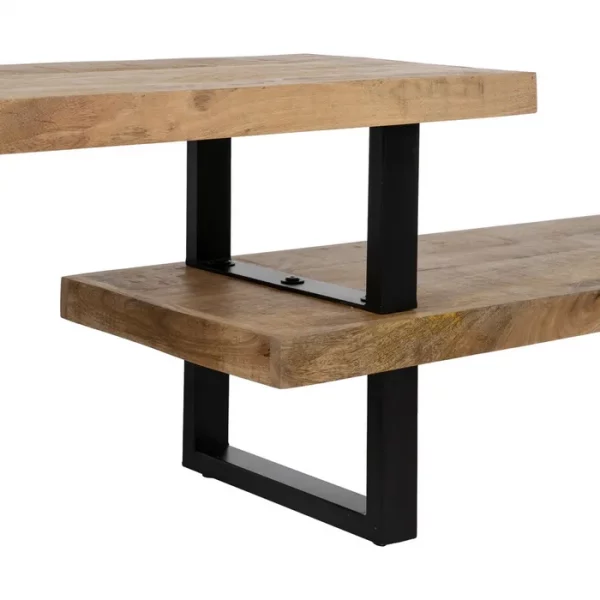 MUEBLE AUXILIAR MARRÓN-NEGRO 265 X 40 X 50 CM - Imagen 5