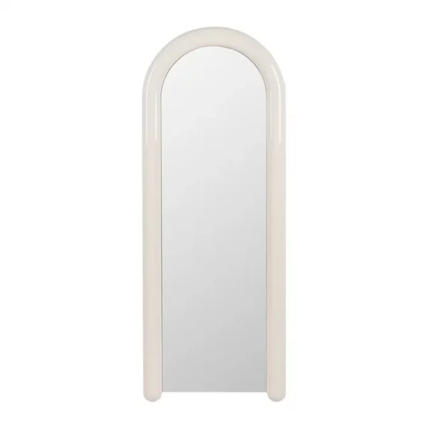 ESPEJO VESTIDOR LACADO CREMA DM 60 X 5 X 160 CM - Imagen 2