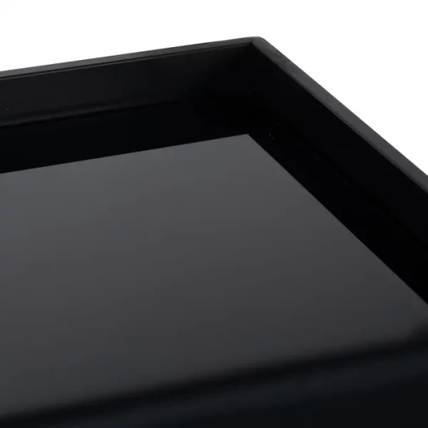 CONSOLA NEGRO METAL-CRISTAL 90 X 32 X 80 CM - Imagen 6