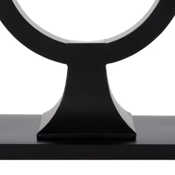 CONSOLA NEGRO METAL-CRISTAL 90 X 32 X 80 CM - Imagen 9