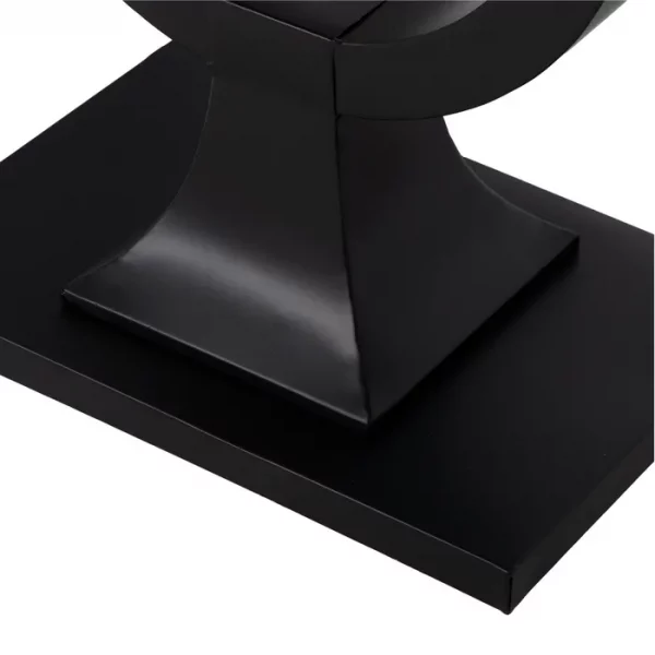 CONSOLA NEGRO METAL-CRISTAL 90 X 32 X 80 CM - Imagen 10