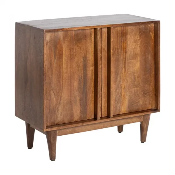 MUEBLE RECIBIDOR MARRÓN MADERA DE MANGO 90 X 40 X 86 CM - Imagen 2