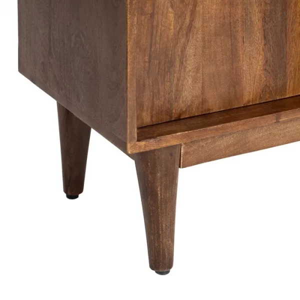 MUEBLE RECIBIDOR MARRÓN MADERA DE MANGO 90 X 40 X 86 CM - Imagen 3