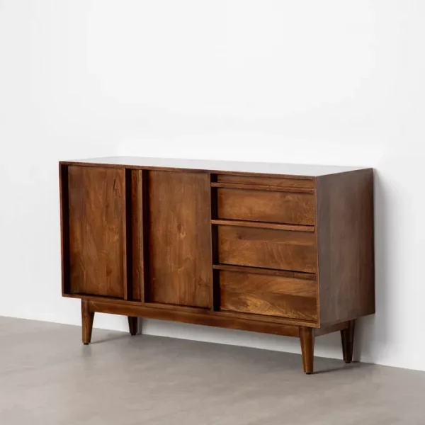 APARADOR MARRÓN MADERA DE MANGO SALÓN 150 X 42 X 87 CM - Imagen 8