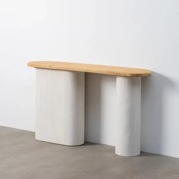CONSOLA BLANCO DM WILMA 150 X 35 X 82 CM - Imagen 5