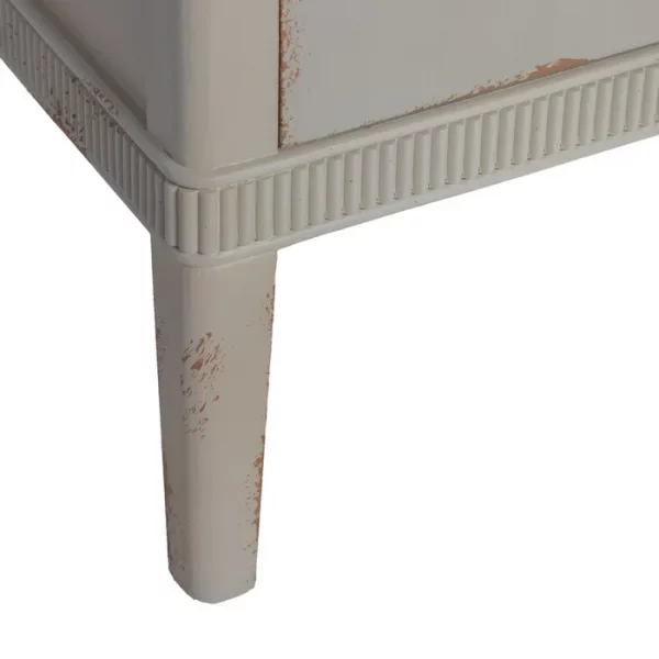 MESITA NATURAL-CREMA MADERA 50 X 38 X 72 CM - Imagen 5