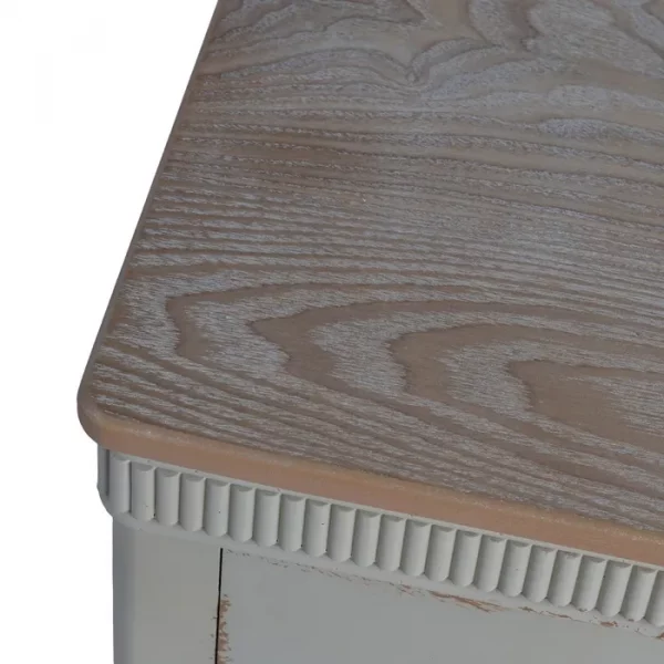 MESITA NATURAL-CREMA MADERA 50 X 38 X 72 CM - Imagen 8