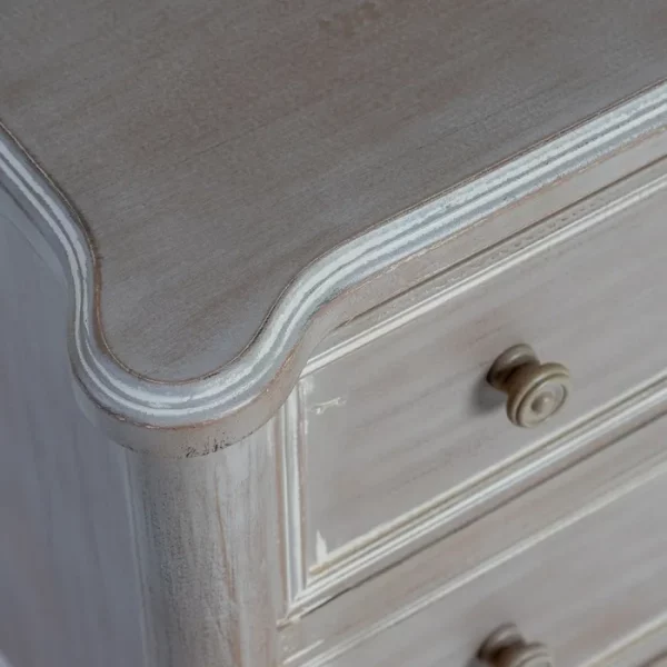 MUEBLE AUXILIAR MARRÓN CLARO MADERA 80 X 45 X 60 CM - Imagen 4