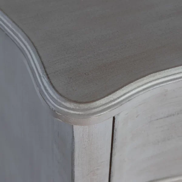 CÓMODA MARRÓN CLARO MADERA DE ABETO 93 X 38 X 78 CM - Imagen 4