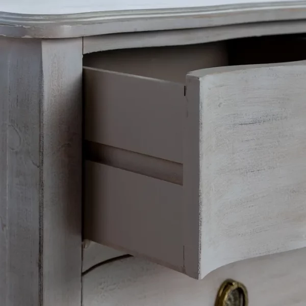 CÓMODA MARRÓN CLARO MADERA DE ABETO 93 X 38 X 78 CM - Imagen 5