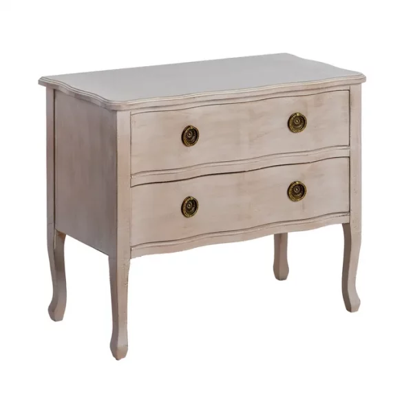 MESITA MARRÓN CLARO MADERA DE ABETO 80 X 38 X 65,50 CM - Imagen 3