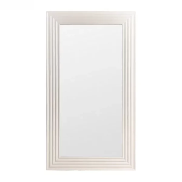 ESPEJO CREMA MADERA PAULONIA DECORACIÓN 100 X 3 X 180 CM - Imagen 2