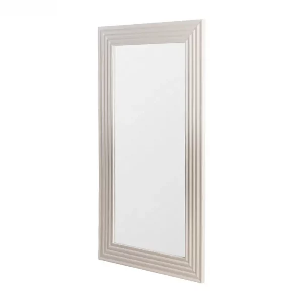 ESPEJO CREMA MADERA PAULONIA DECORACIÓN 100 X 3 X 180 CM - Imagen 3