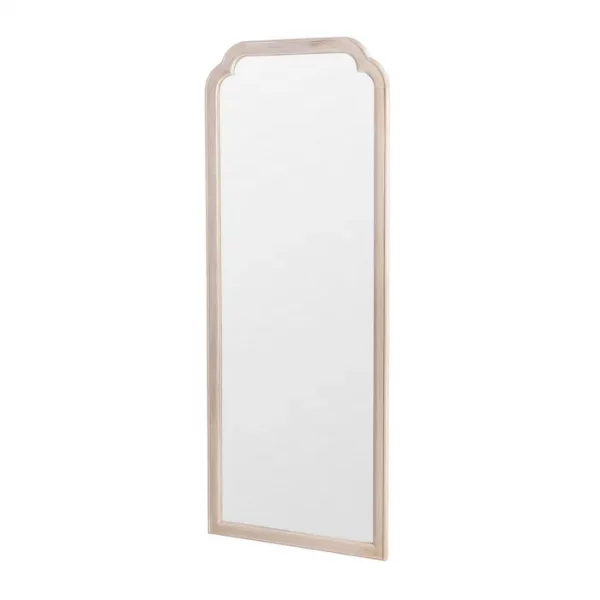 ESPEJO CREMA ROZADO MADERA PAULONIA 70 X 2,50 X 170 CM - Imagen 3