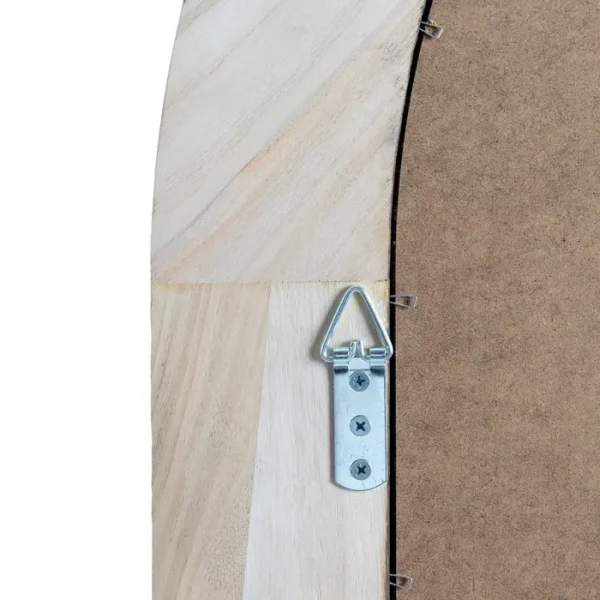 ESPEJO MARRÓN MADERA PAULONIA DECORACIÓN 100 X 3 X 175 CM - Imagen 6