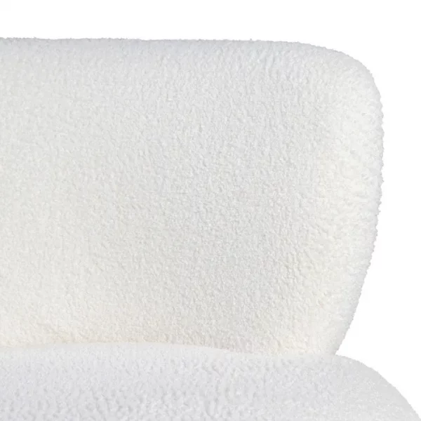 SILLÓN BLANCO-NEGRO TEJIDO-MADERA SALÓN 73 X 75 X 74,50 CM - Imagen 5