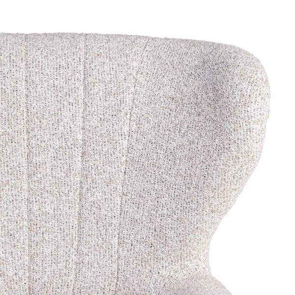 SILLÓN JASPEADO CRUDO TEJIDO-MADERA 70 X 74 X 90 CM - Imagen 5