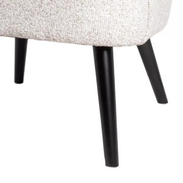SILLÓN JASPEADO CRUDO TEJIDO-MADERA 70 X 74 X 90 CM - Imagen 6