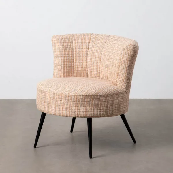 SILLÓN JASPEADO TEJIDO-METAL SALÓN 69 X 66 X 71 CM - Imagen 7