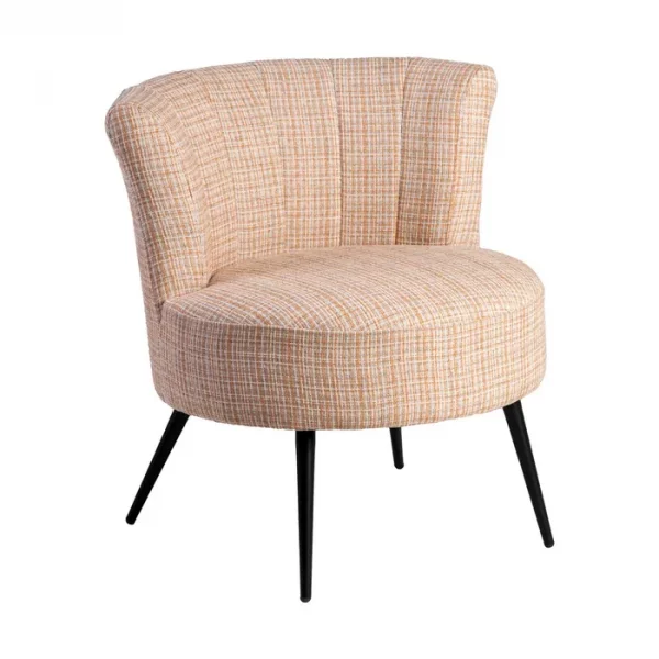 SILLÓN JASPEADO TEJIDO-METAL SALÓN 69 X 66 X 71 CM - Imagen 2