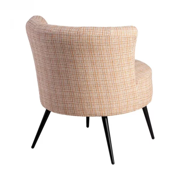 SILLÓN JASPEADO TEJIDO-METAL SALÓN 69 X 66 X 71 CM - Imagen 4