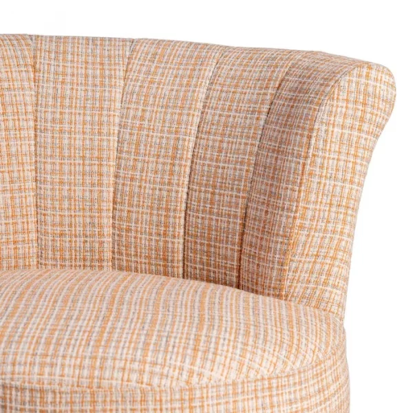 SILLÓN JASPEADO TEJIDO-METAL SALÓN 69 X 66 X 71 CM - Imagen 5