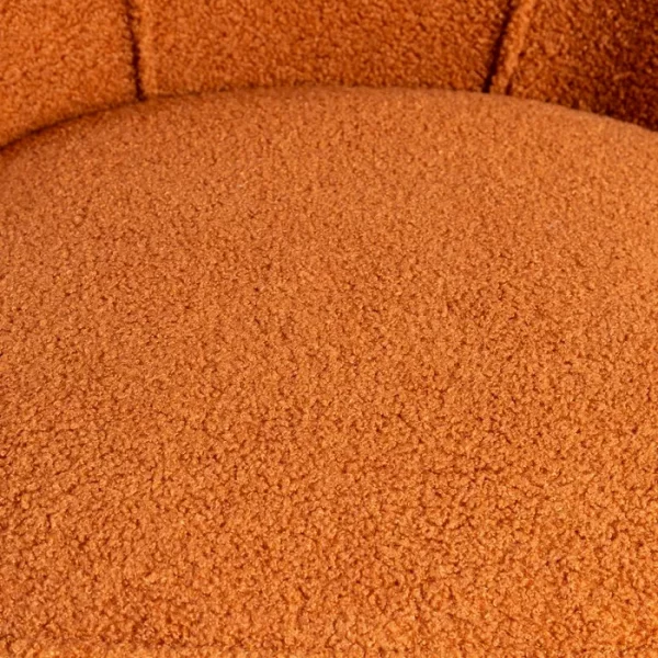 SILLÓN TERRACOTA MADERA DE CAUCHO SALÓN 54 X 64 X 73 CM - Imagen 6