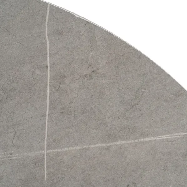 MESA COMEDOR GRIS PIEDRA SINTERIZADA 100 X 100 X 75 CM - Imagen 7