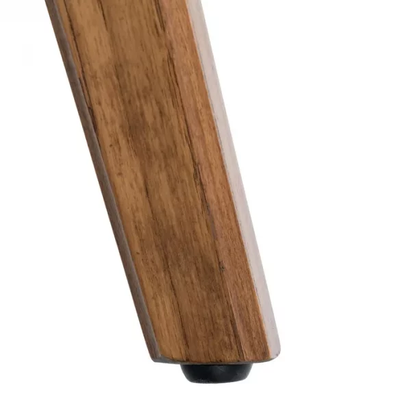 SILLA CREMA-MARRÓN TEJIDO-MADERA 61 X 56 X 82 CM - Imagen 11