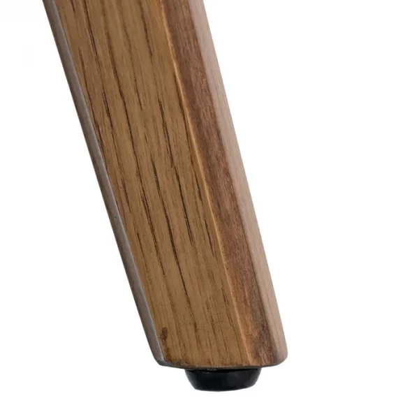 SILLA MARRÓN MADERA / SIMIL PIEL 61 X 56 X 82 CM - Imagen 12