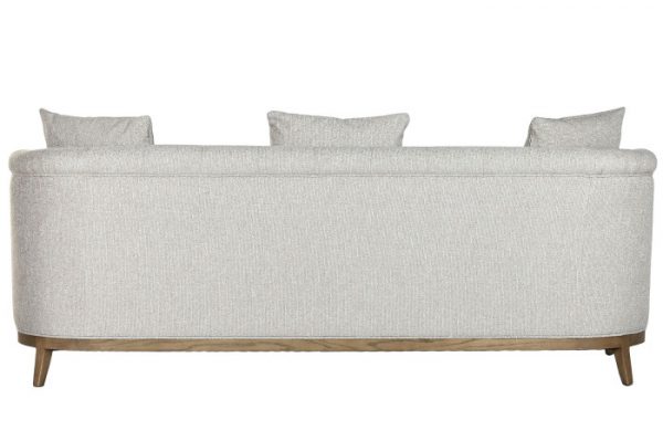 SOFA FRESNO POLIESTER 207X84X76 CAPITONE 3 COJINES - Imagen 4