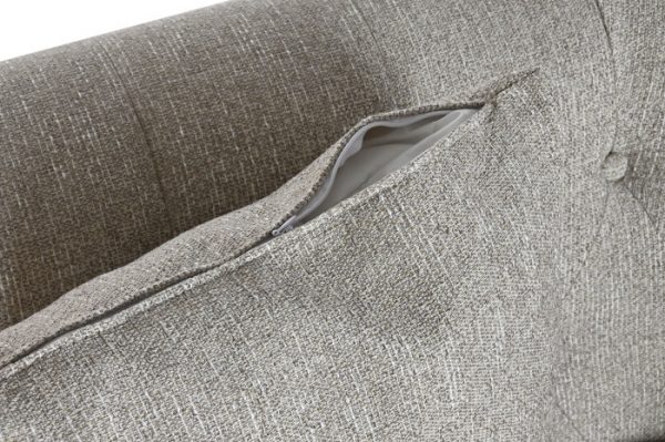 SOFA FRESNO POLIESTER 207X84X76 CAPITONE 3 COJINES - Imagen 9