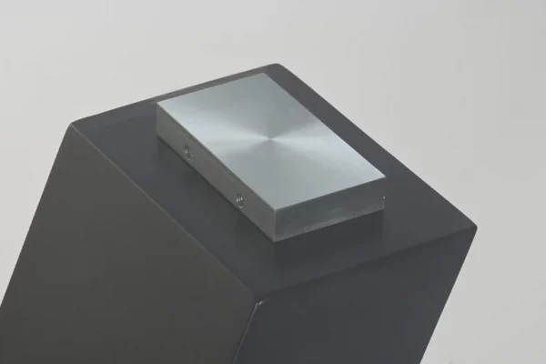CONSOLA CRISTAL TEMPLADO MDF 120X40X76 NEGRO - Imagen 3