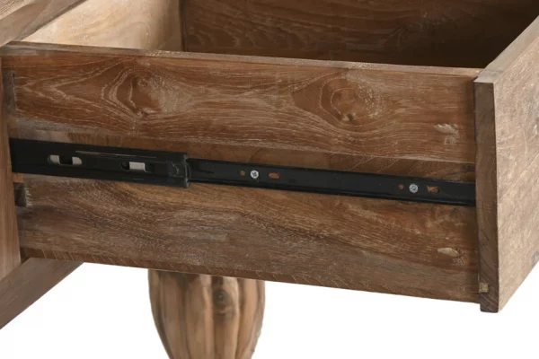 CONSOLA TECA RECICLADA 220X80X78 4 CAJONES - Imagen 5