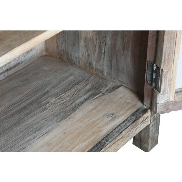 APARADOR MADERA RECICLADA 170X40X90 DECAPE BLANCO - Imagen 5