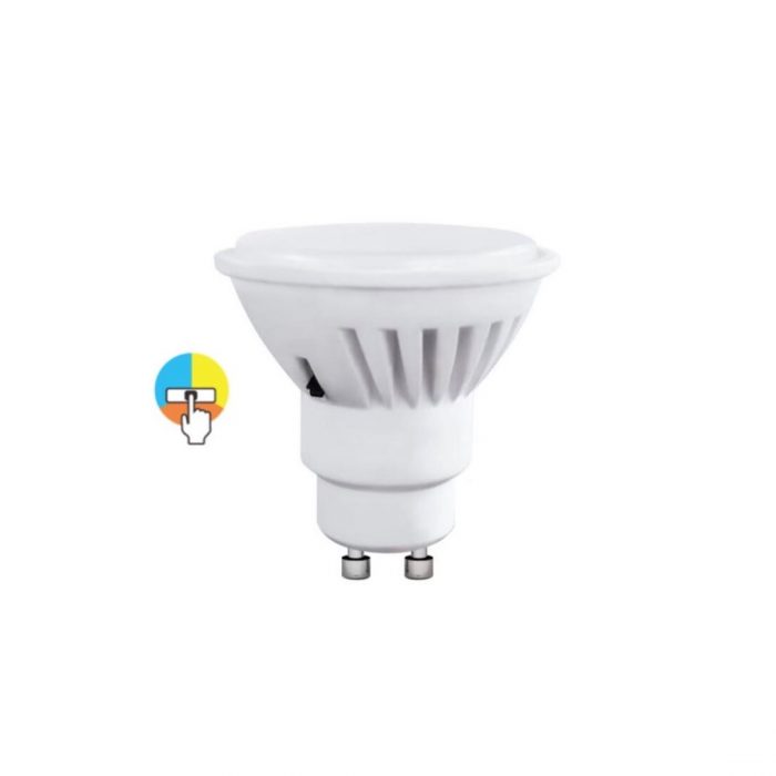 BOMBILLA LED 9W GU10 CTT 3 TONOS 120º 3000K-4200K-5700K