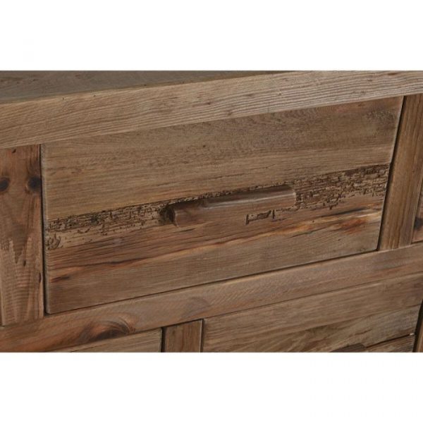CAJONERA MADERA RECICLADA PINO 210X48X80 NATURAL - Imagen 5