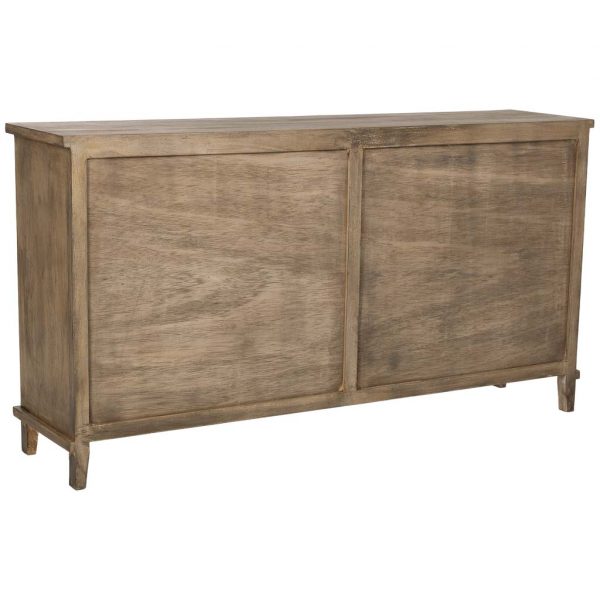 APARADOR MADERA ARTESANAL 4 PUERTAS 170X40X90CM - Imagen 3