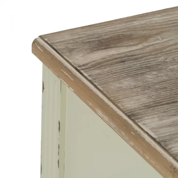 CÓMODA BEIGE MADERA 90 X 42 X 85 CM - Imagen 4