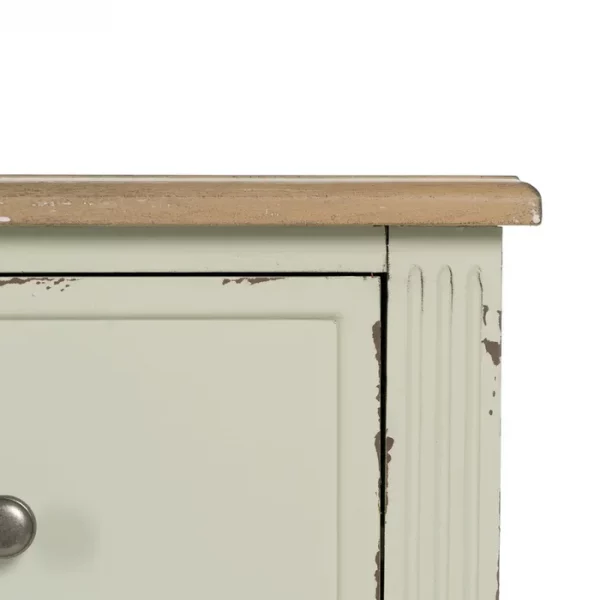 CÓMODA BEIGE MADERA 90 X 42 X 85 CM - Imagen 9