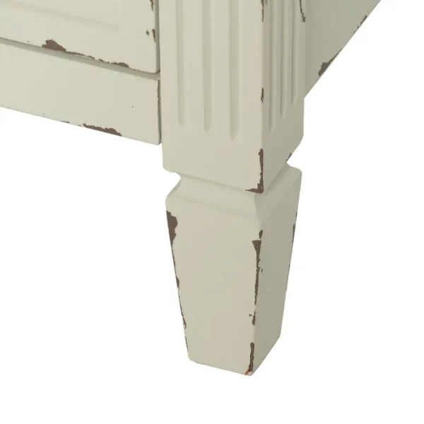 CÓMODA BEIGE MADERA 90 X 42 X 85 CM - Imagen 10