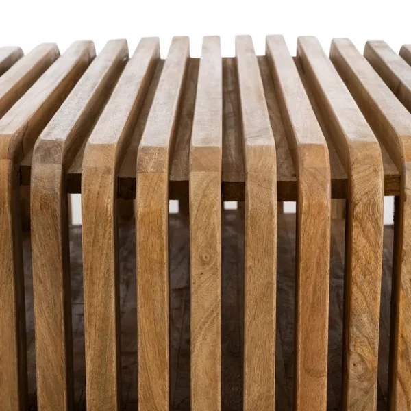 MESA CENTRO MADERA DE MANGO SALÓN 84 X 85 X 32 CM - Imagen 8