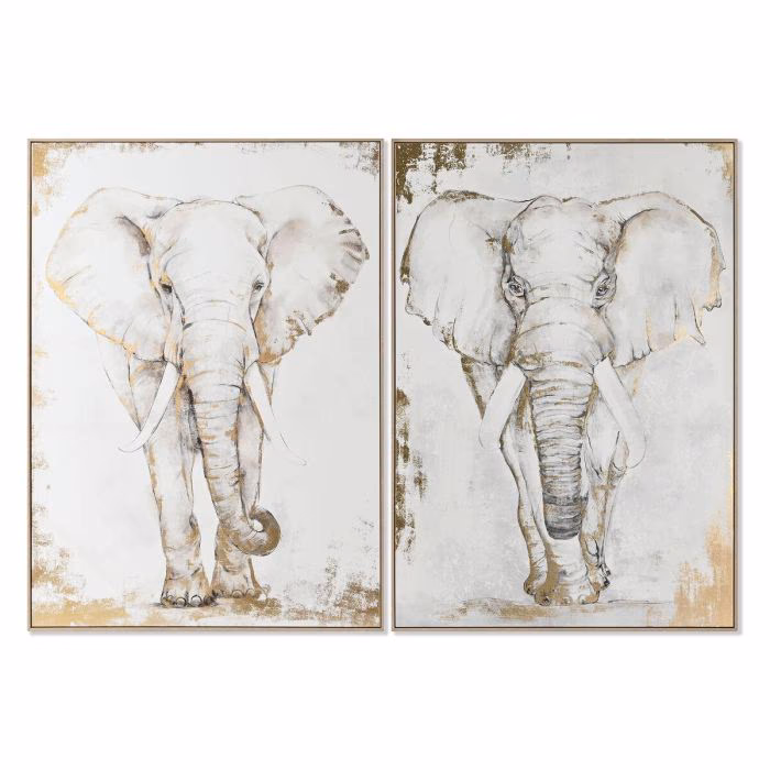 CUADRO PS LIENZO 100X4X140 ELEFANTE 2 SURT.