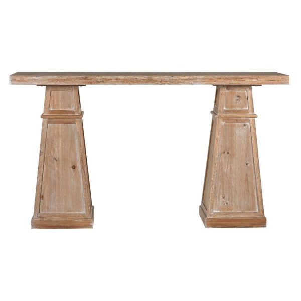 CONSOLA MADERA MDF 160X40X90,5 DECAPE NATURAL