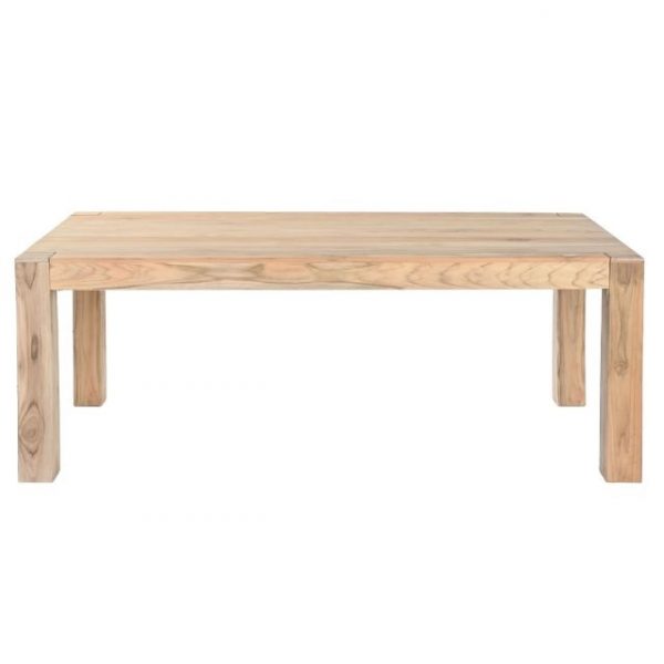 MESA COMEDOR TECA 200X100X76 MARRON