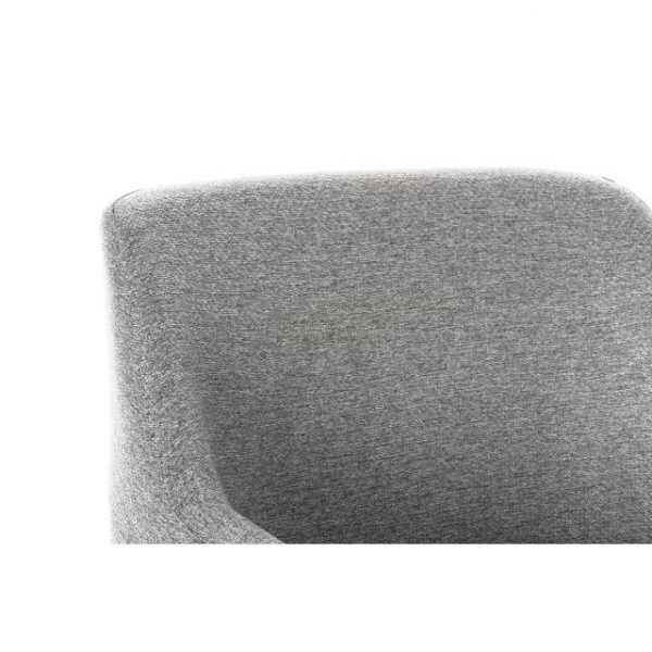 SILLON POLIESTER METAL 66X62X76,5 GRIS CLARO - Imagen 3