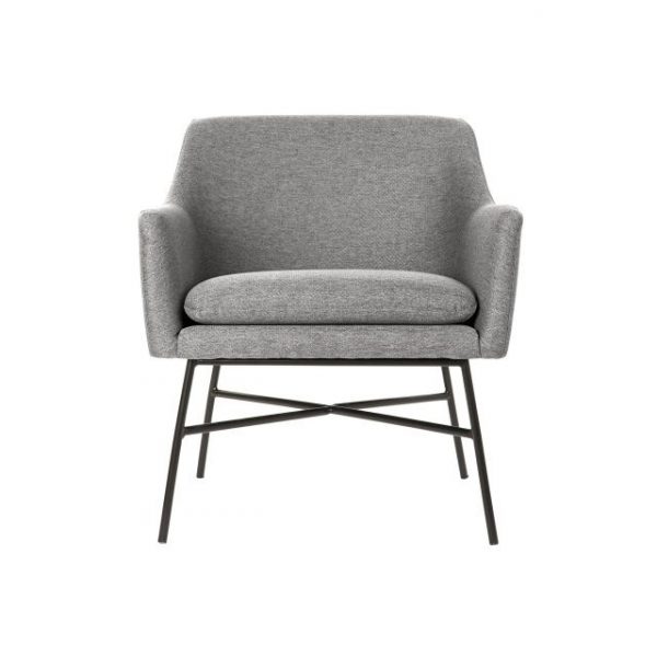 SILLON POLIESTER METAL 66X62X76,5 GRIS CLARO - Imagen 5