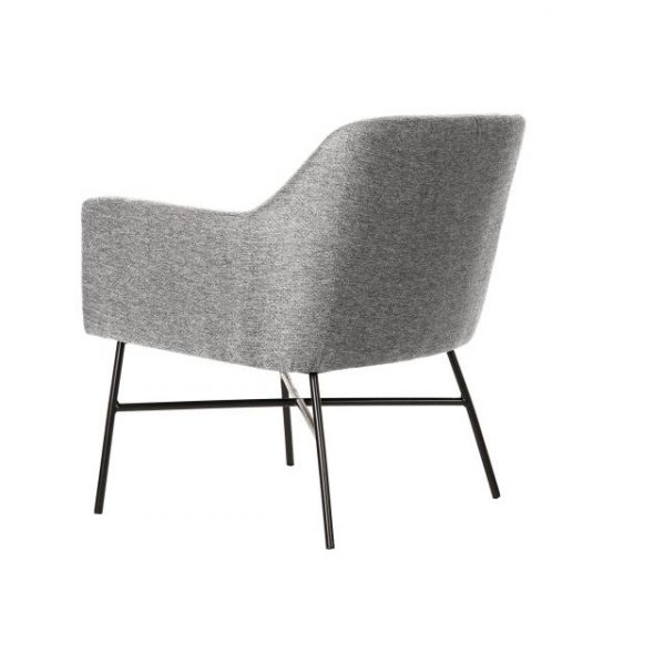 SILLON POLIESTER METAL 66X62X76,5 GRIS CLARO - Imagen 6